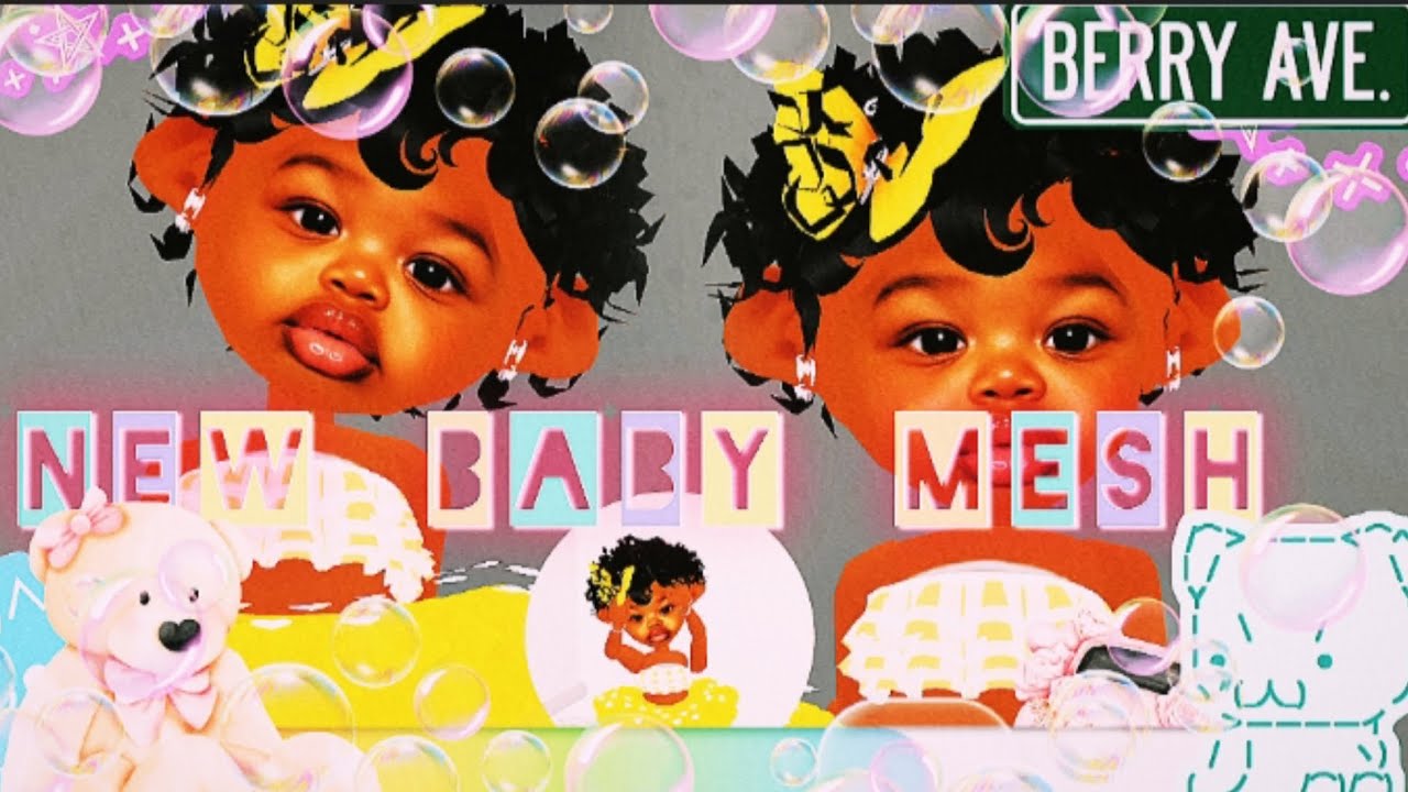 Watch Me STYLE CUTE (NEW) BABY MESH IN BERRY AVENUE ✨️ 