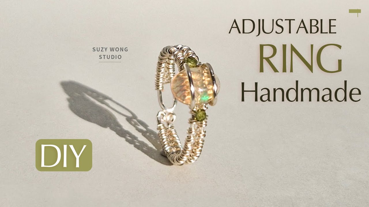 Handmade Adjustable Seamless Wire Wrap Ring| DIY Ring| DIY Jewelry | How to make