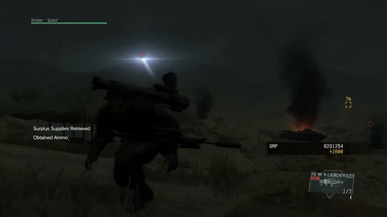MGSV Quiet rescue mission