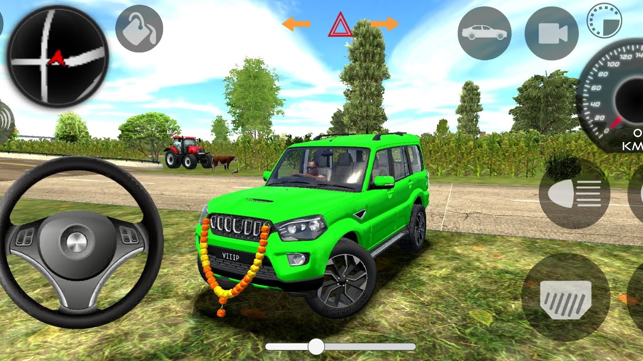 Scorpio Green Car Driving Gameplay (Gadi Wala Game) Car Game 3D Android Gameplay Video 