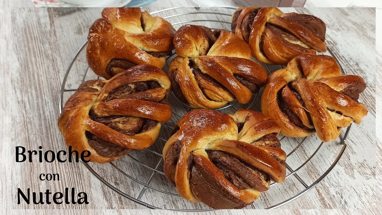BRIOCHE con NUTELLA | BOLLOS TRENZADOS RELLENOS de NUTELLA | Cocinando Tentaciones