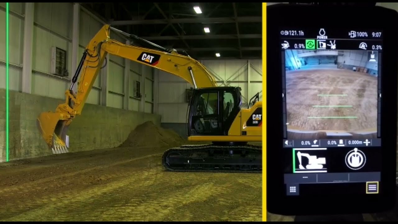 Nueva Generación de Excavadora Caterpillar : Activa Barreras de Seguridad E-fence 320, 323, 326, 330