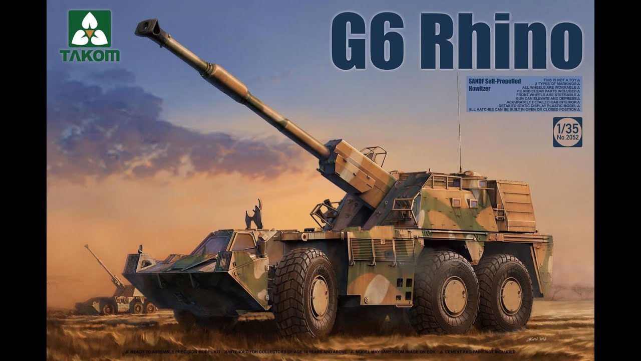 1/35 Takom G6 Rhino Part 2 (by Trevor)