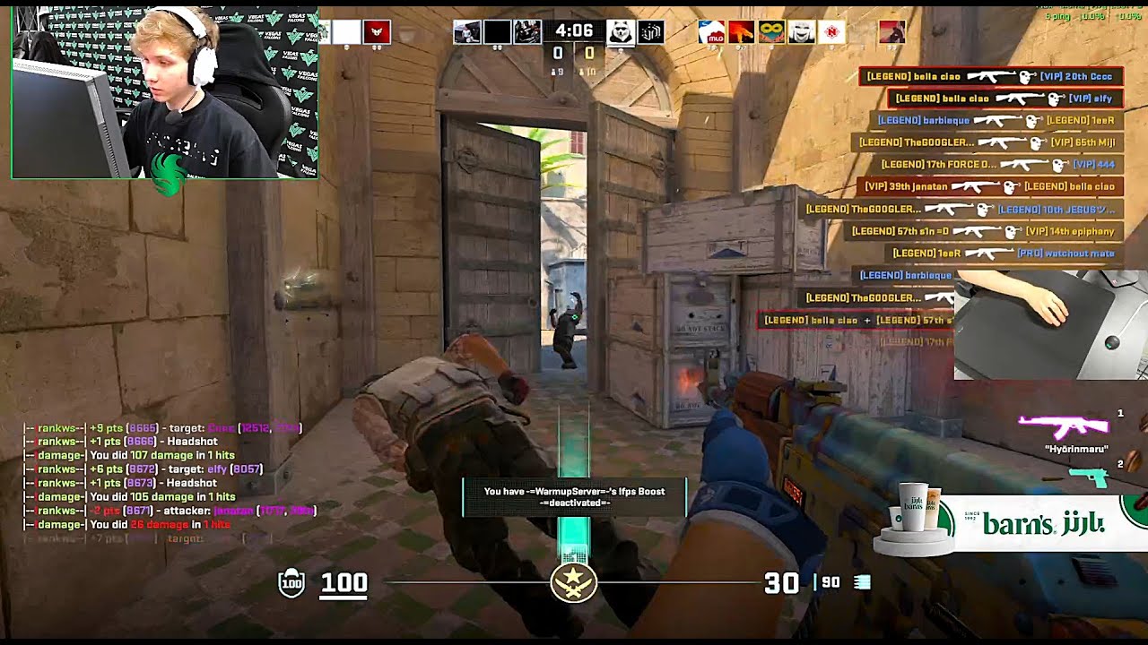 m0NESY PLAYS DEATHMATCH IN CS2 + HANDCAM