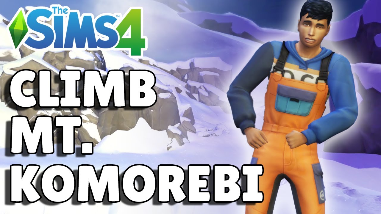 Как подняться на гору Комореби [Руководство по навыкам скалолазания] | The Sims 4
