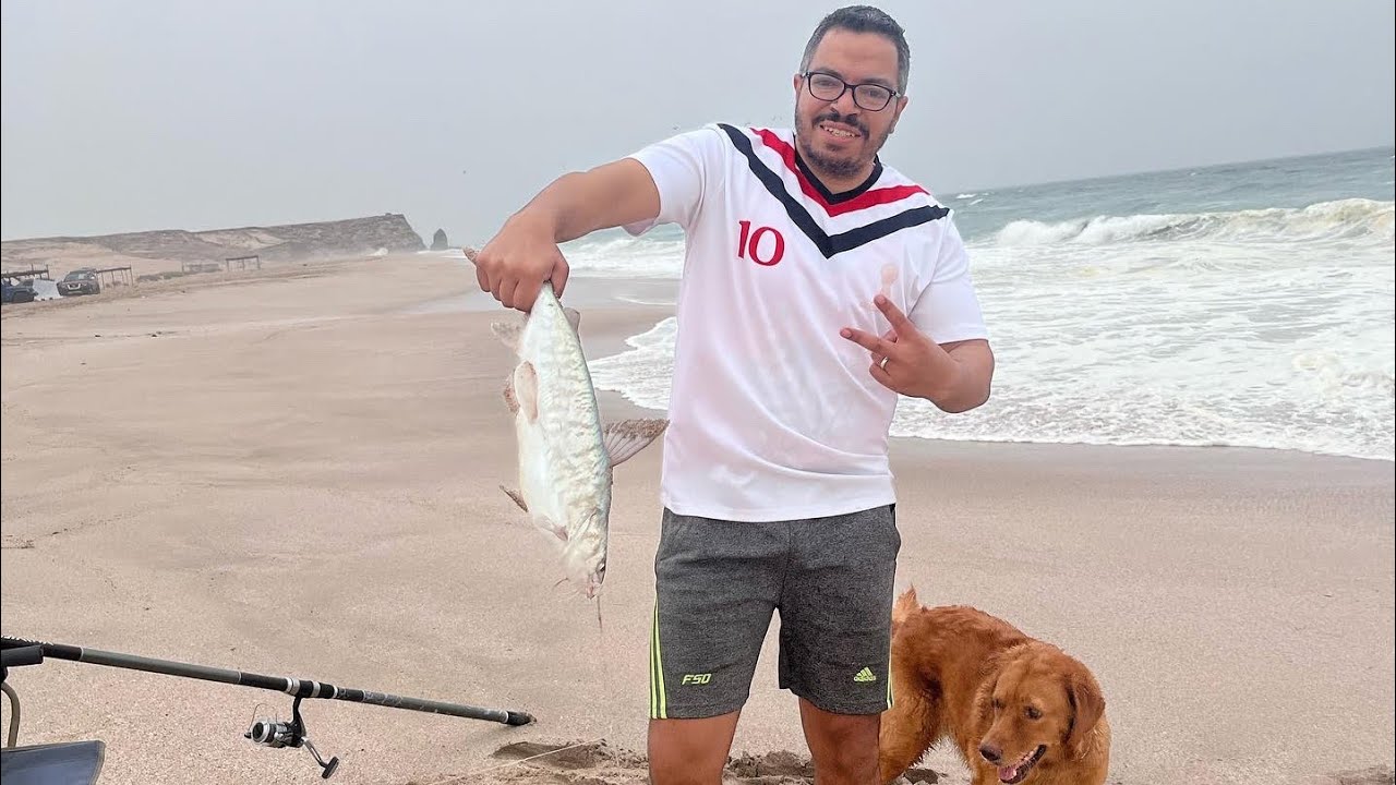 صيد في شاطئ رأس الخبه و اكبر سمكة catfish اصطادتها #oman  #مصري_في_عمان #عمان #explore #experience #