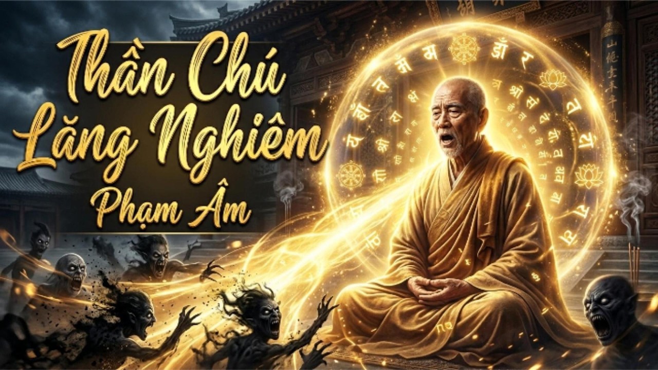 Thần Chú Lăng Nghiêm Tiếng Phạn (Sanskrit) - Thần Chú Hộ Thân, Bảo Vệ Thân Tâm, Phá Trừ Ma Chướng