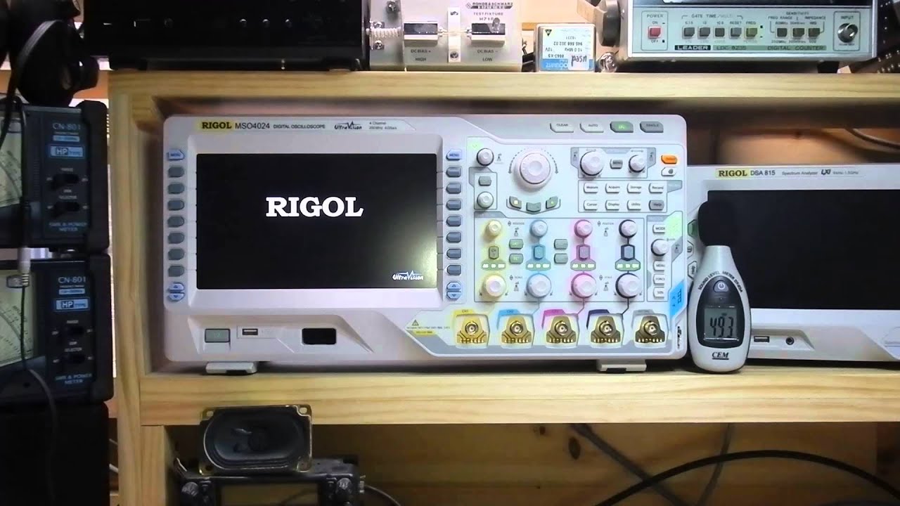 Rigol MSO4024 boot up test