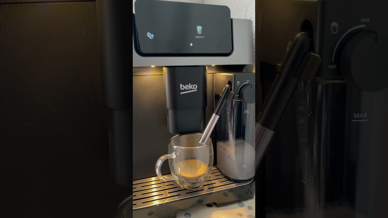 Cappuccino test - Espressomachine Beko CEG7304X #beko #coffee #espressomachine #cappuccino