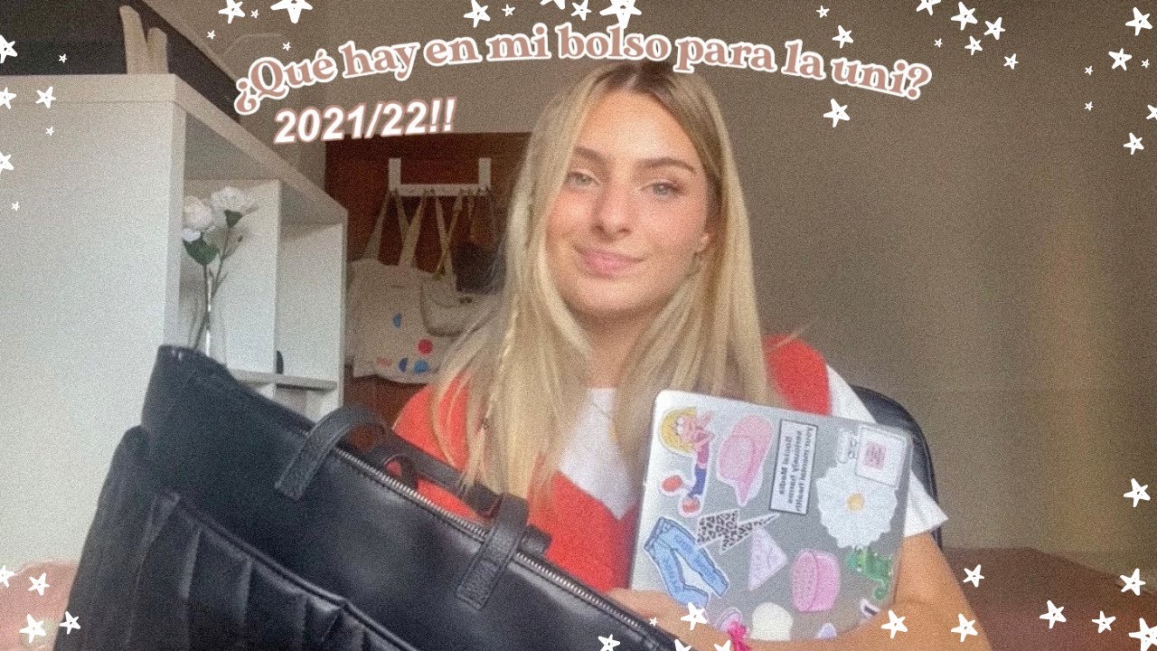 ¿QUÉ HAY EN MI BOLSO PARA IR A CLASE? 2022 | Marina Ggie 🐰