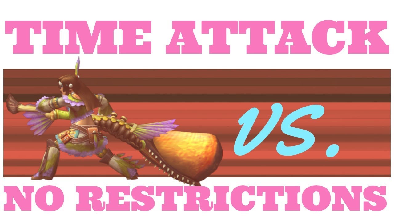 [MHW] Time Attack vs. No Restriction Speedruns