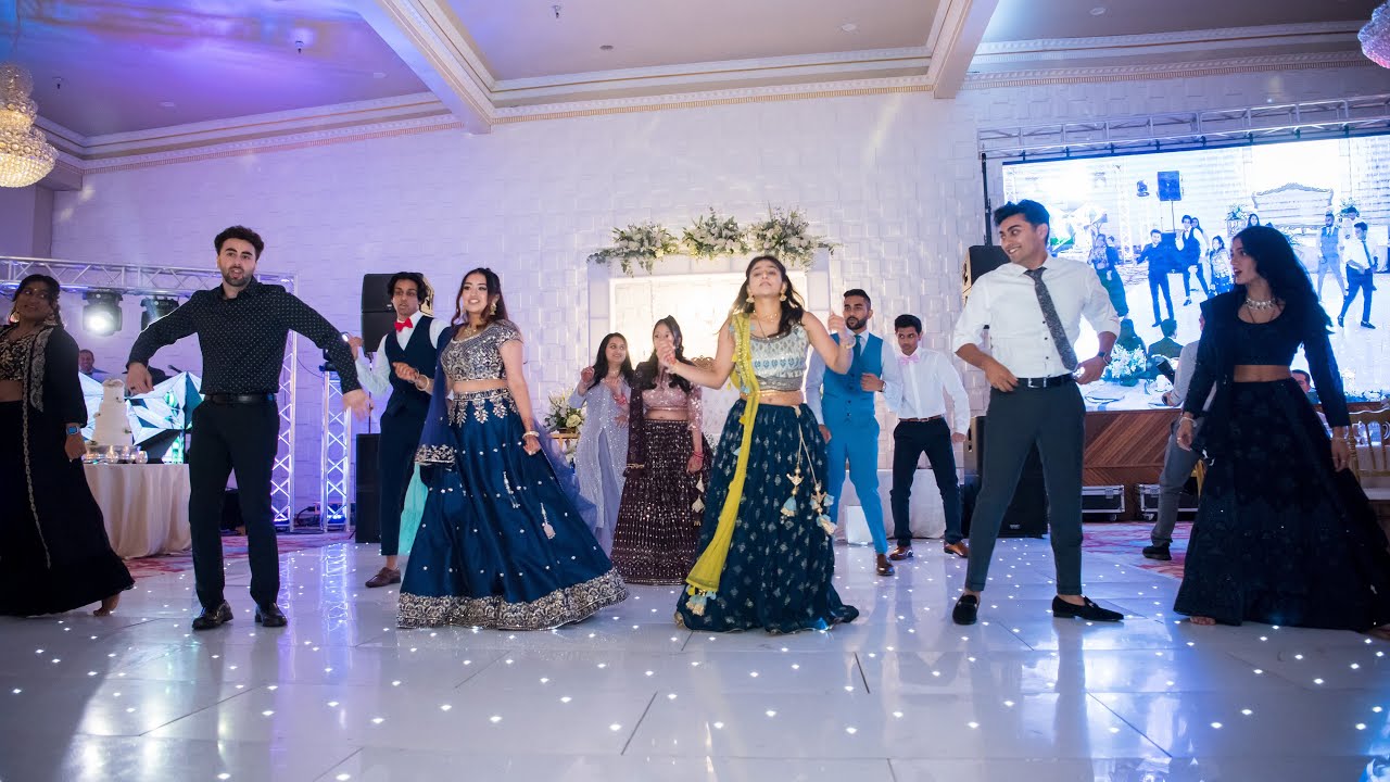 Brides Friends Bollywood Dance Indian Wedding &mdash; Bride and Groom Join!!