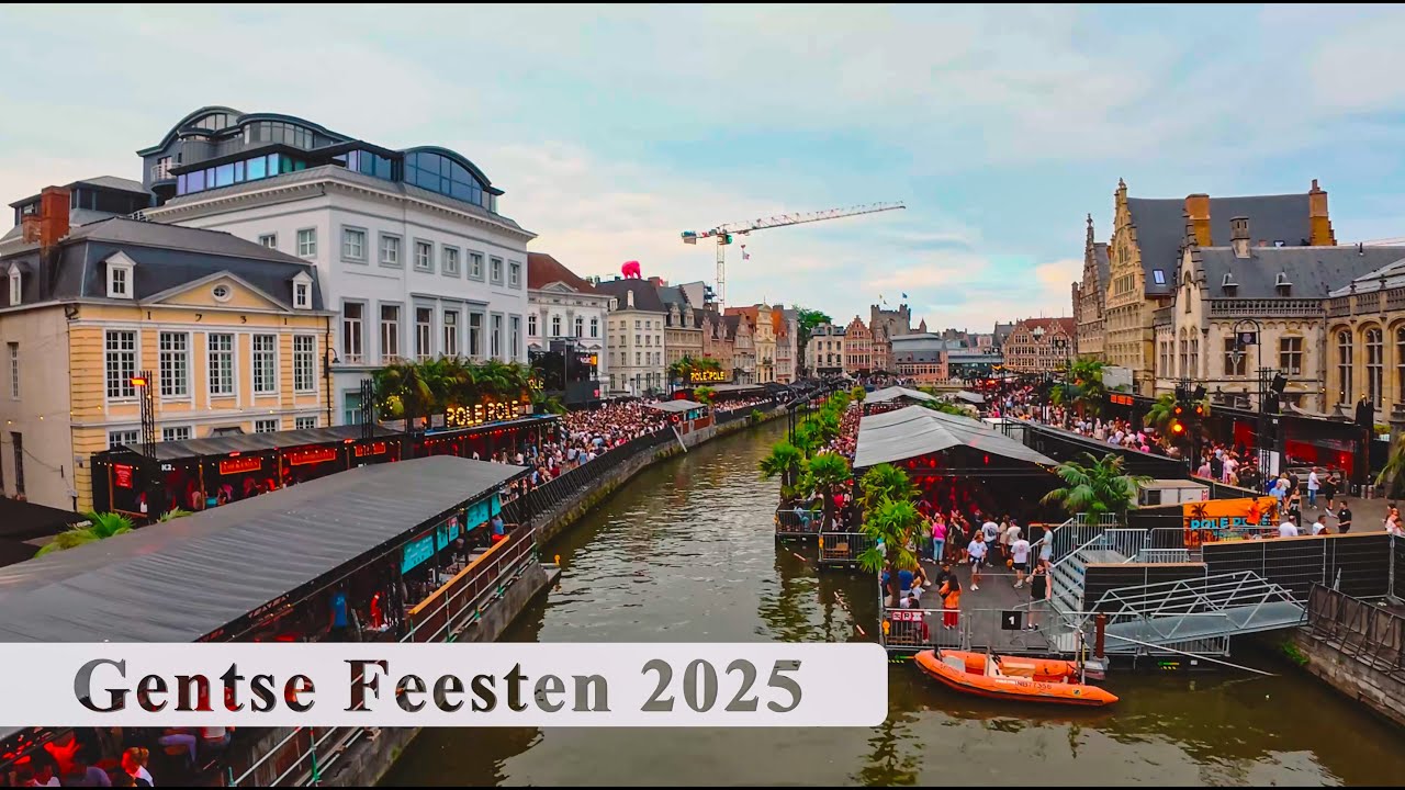 Gentse Feesten 2025 | 10 Days of Music & Fun in Ghent | 4K DJI Action 5 Pro | Belgium | Ghent