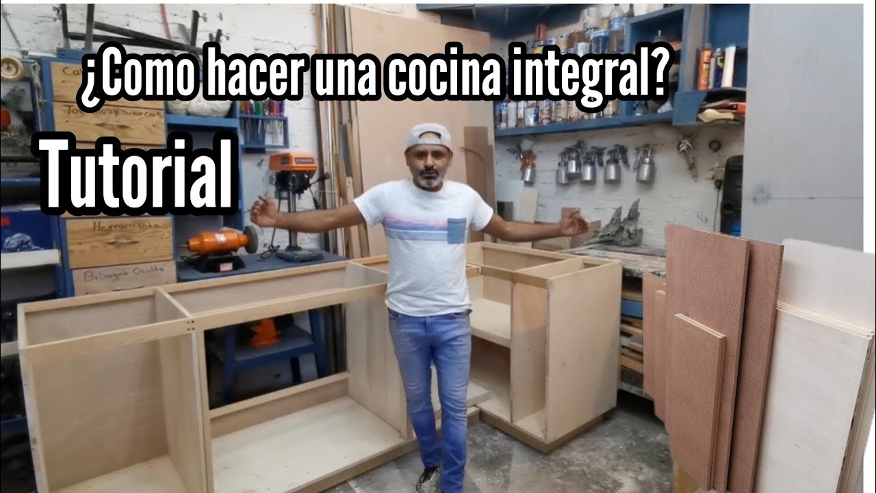 tutorial &iquest;como se hace una cocina integral?  (estructuracion)