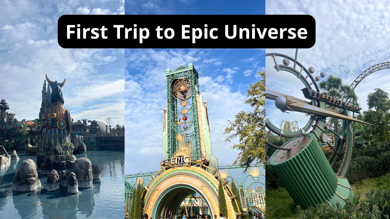 First Time At Epic Universe!