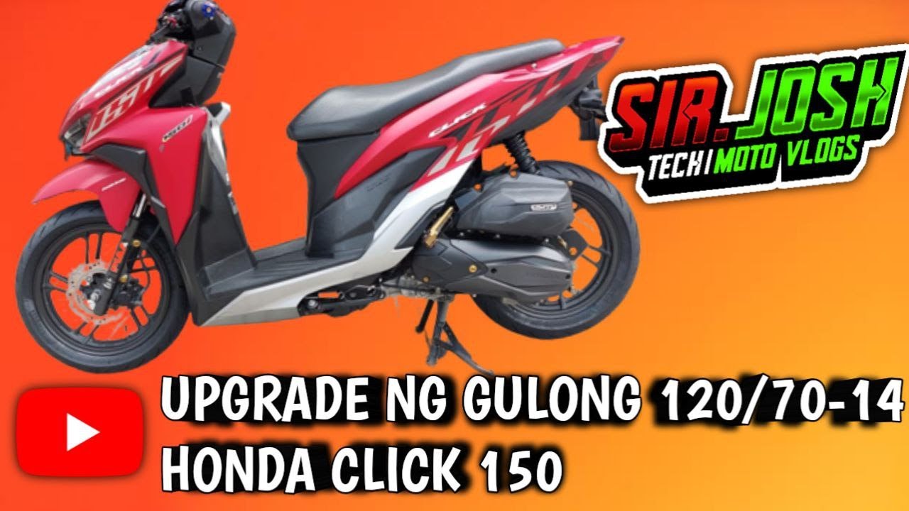 Upgrade 120/70-14 na gulong Honda Click 150i V2 | DailyGrindMoto