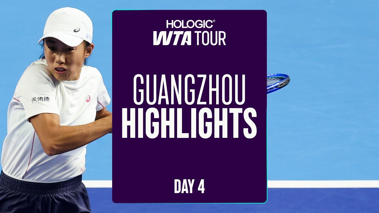 Day 4 in Guangzhou featuring Zhang, Seidel, Li, and more | WTA Match Highlights