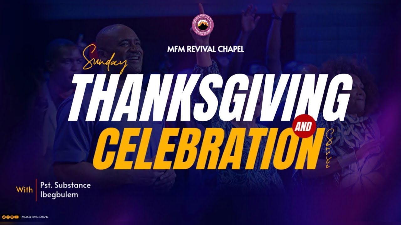 LIVE | THANKSGIVING SUNDAY SERVICE | SEPTEMBER 7TH, 2025 | MFM REVIVAL CHAPEL