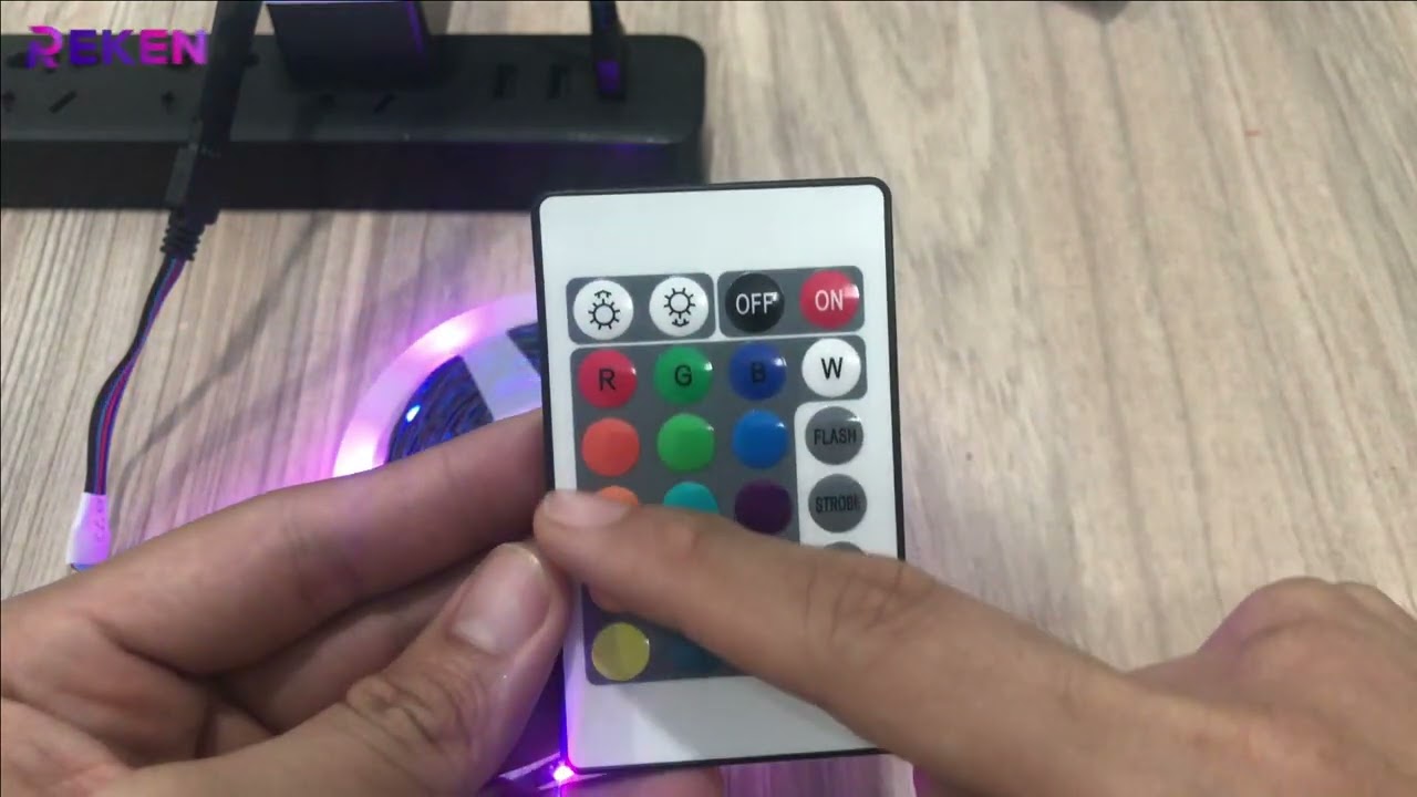 Hướng dẫn sử dụng remote cho led Bluetooth 24 nút - Đèn led 8