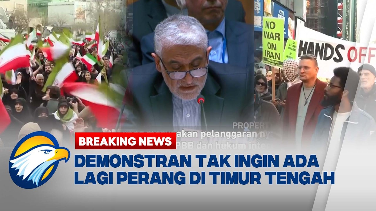 WARGA NEW YORK & IRAN  MENGECAM SERANGAN ISRAEL-AS KE IRAN
