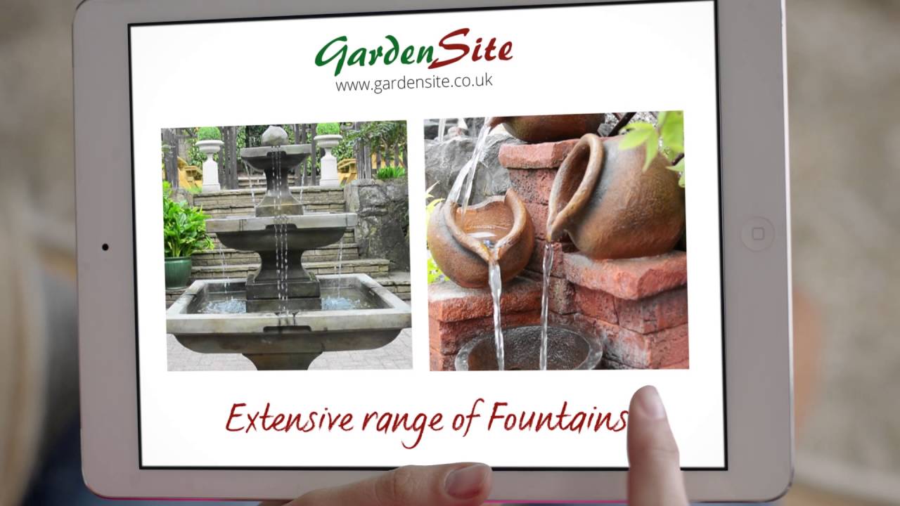 TV Advert: Water Feature Range at GardenSite