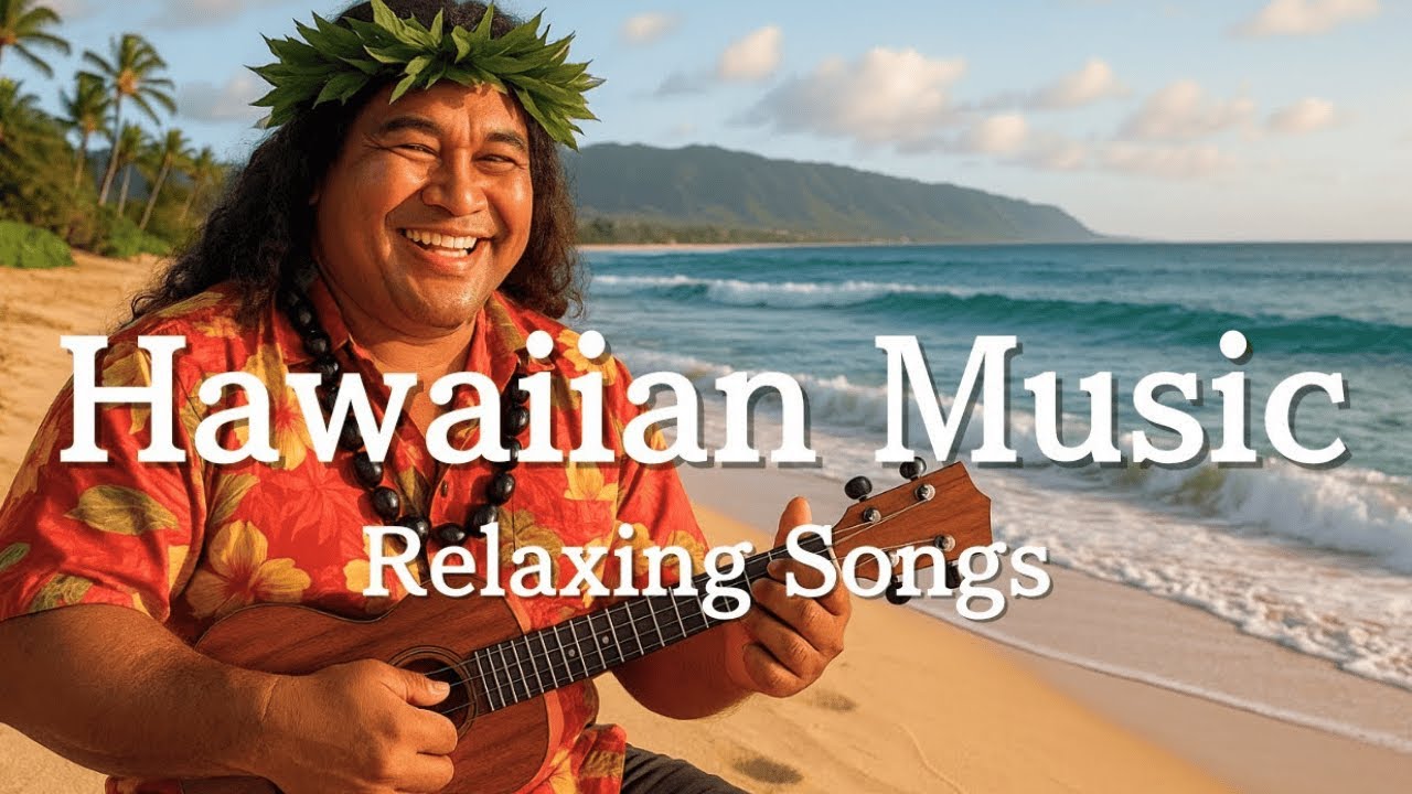 [Hawaiian Song] Relax at a seaside cafe. The gentle singing voice will put you in a gentle mood.