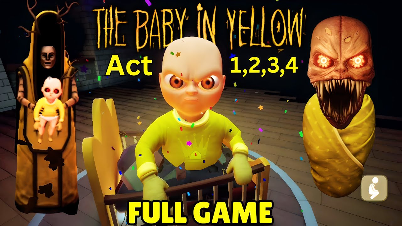 The Baby in Yellow | Act 1,2,3,4 Full Gameplay 