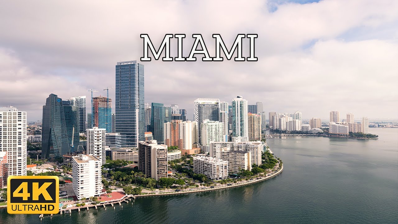 Miami, USA 🇺🇸 | 4K Drone Footage