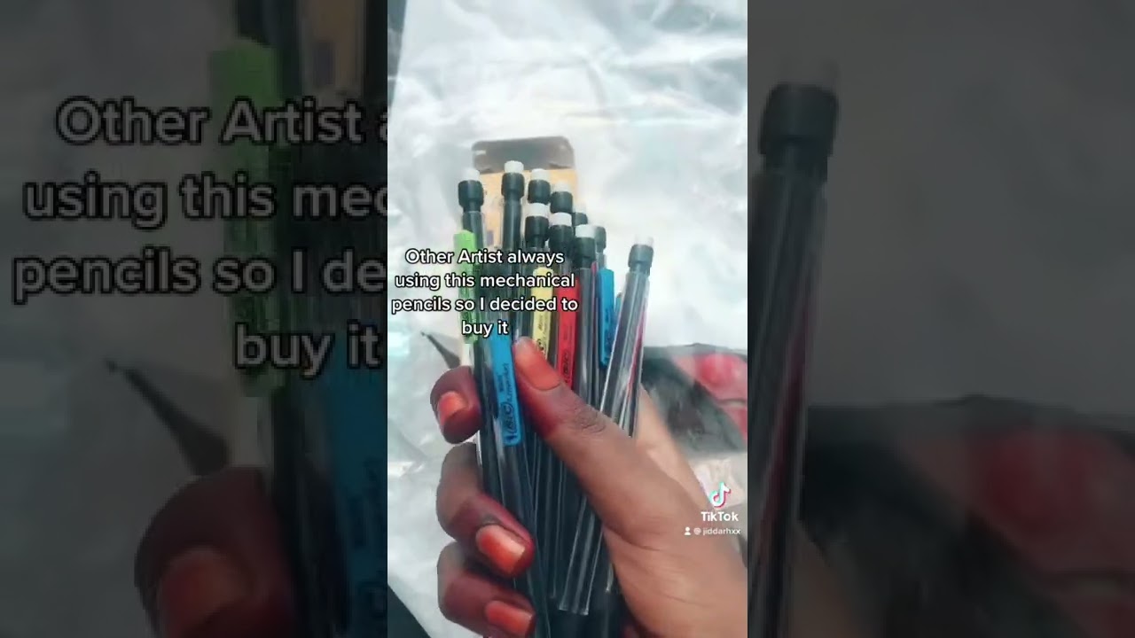 Unboxing Bic mechanical pencils |jiddarhxx #youtubeshorts #shorts #sketchbook #sketchbook #beginner
