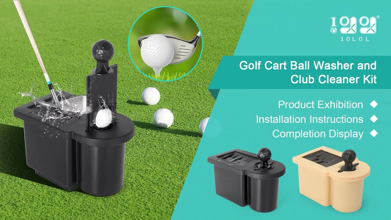 Golf Cart Ball Washer and Club Cleaning Kit Installation video🛺🛺🏑⛳#golf #golfcart #golfaccessories