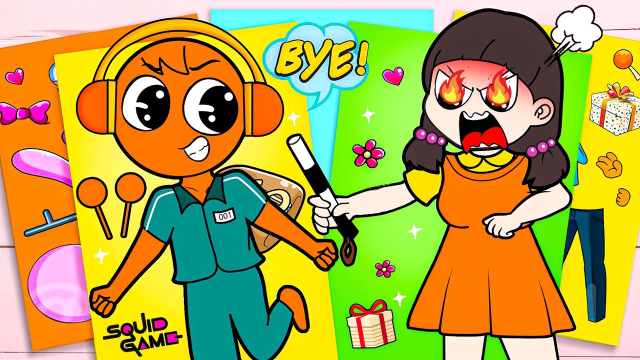 Making INCREDIBOX SPRUNKI Game Book 📚:SPRUNKI LOVE STORY | Prisoners Orens vs Spuid Game Girl