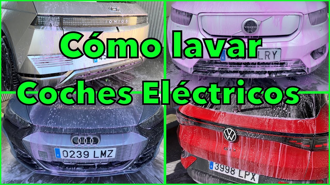 Cómo lavar COCHES ELÉCTRICOS Consejos y precauciones antes de lavar tu VEHÍCULO ELÉCTRICO MOTORK