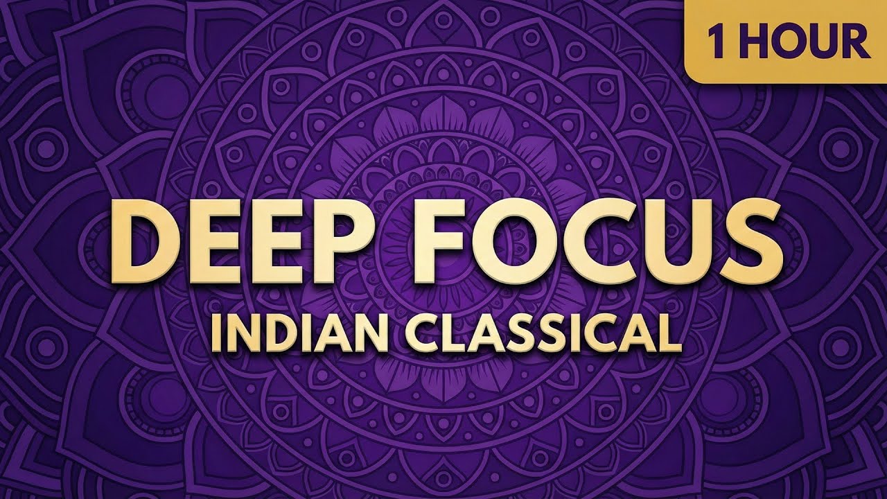 1 Hour Indian Classical Study Music | Deep Focus Raga | Calming Sitar Instrumental [A5]