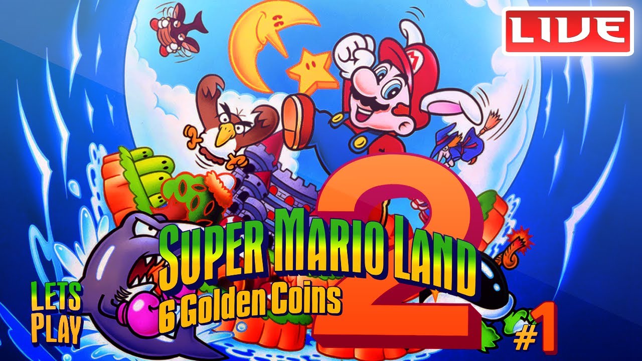 Super Mario Land 2 - 6 Golden Coins (Mario) : Lets Play - Part 1