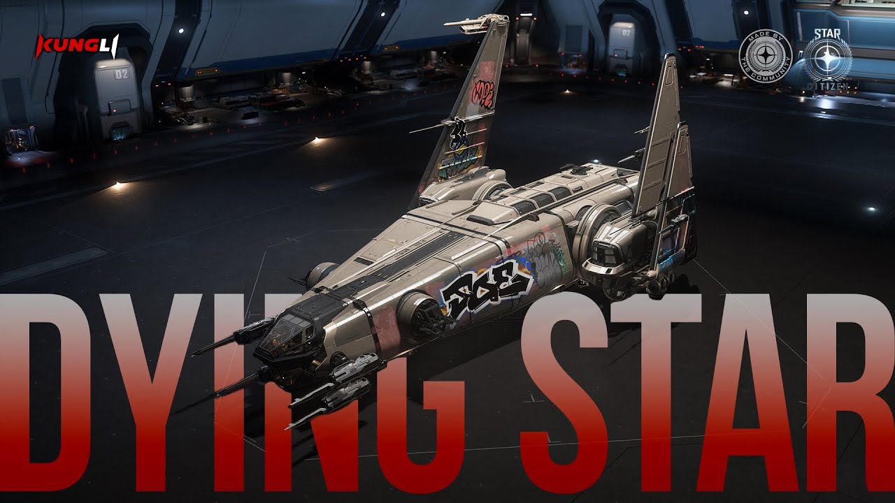 Drake Corsair - Dying Star Paint - July 2024 Subscriber Flair | Star Citizen