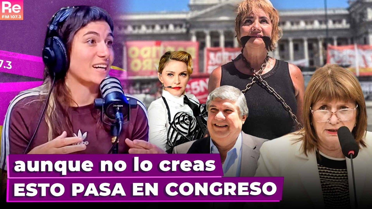 NANCY PAZOS ENCADENADA, BULLRICH SE CREE MADONNA, MAYANS RENDONDITO, MÁS THERIANS Y CHINO DARÍN PAPÁ