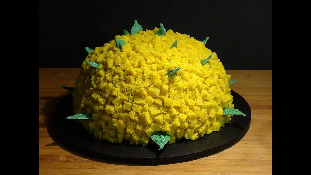 Receta Tarta Mimosa - Recetas de cocina, paso a paso, tutorial. Loli Domínguez