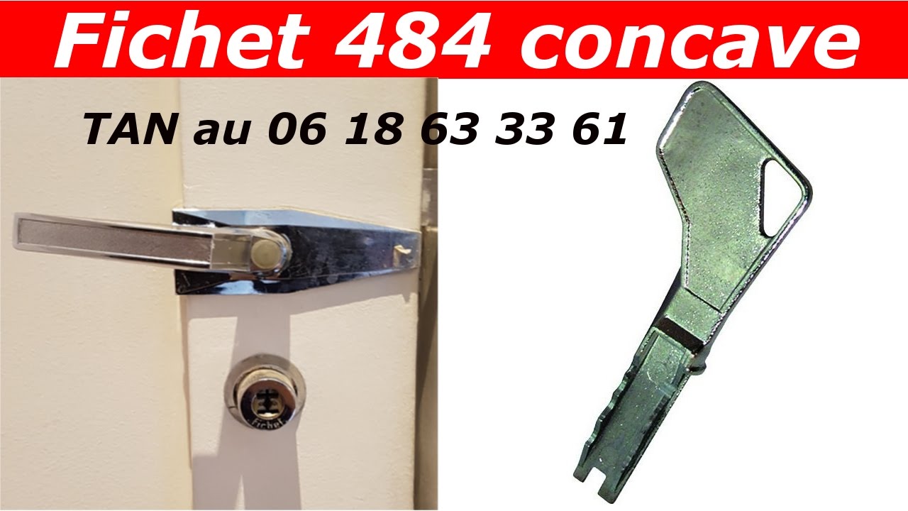 TUTO comment changer une serrure fichet 484 concave ?