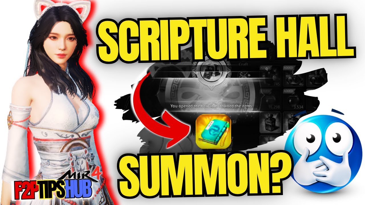 MIR4 Scripture Hall Summon Event 2025 &ndash; Legendary Skill Tome Rewards & F2P Tips!
