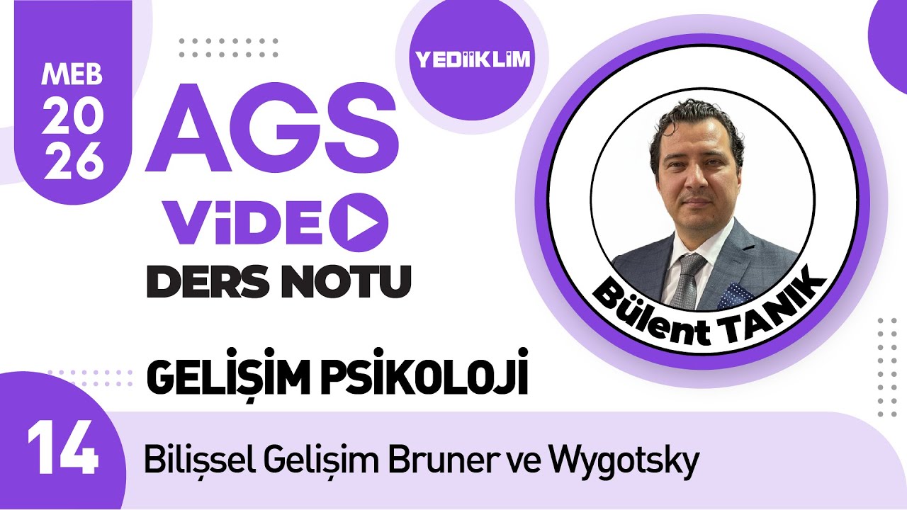 14 - Bilişsel Gelişim Bruner ve Wygotsky