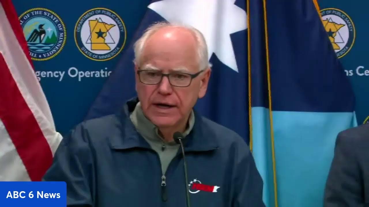 Gov. Tim Walz speaks on ICE shooting investigation