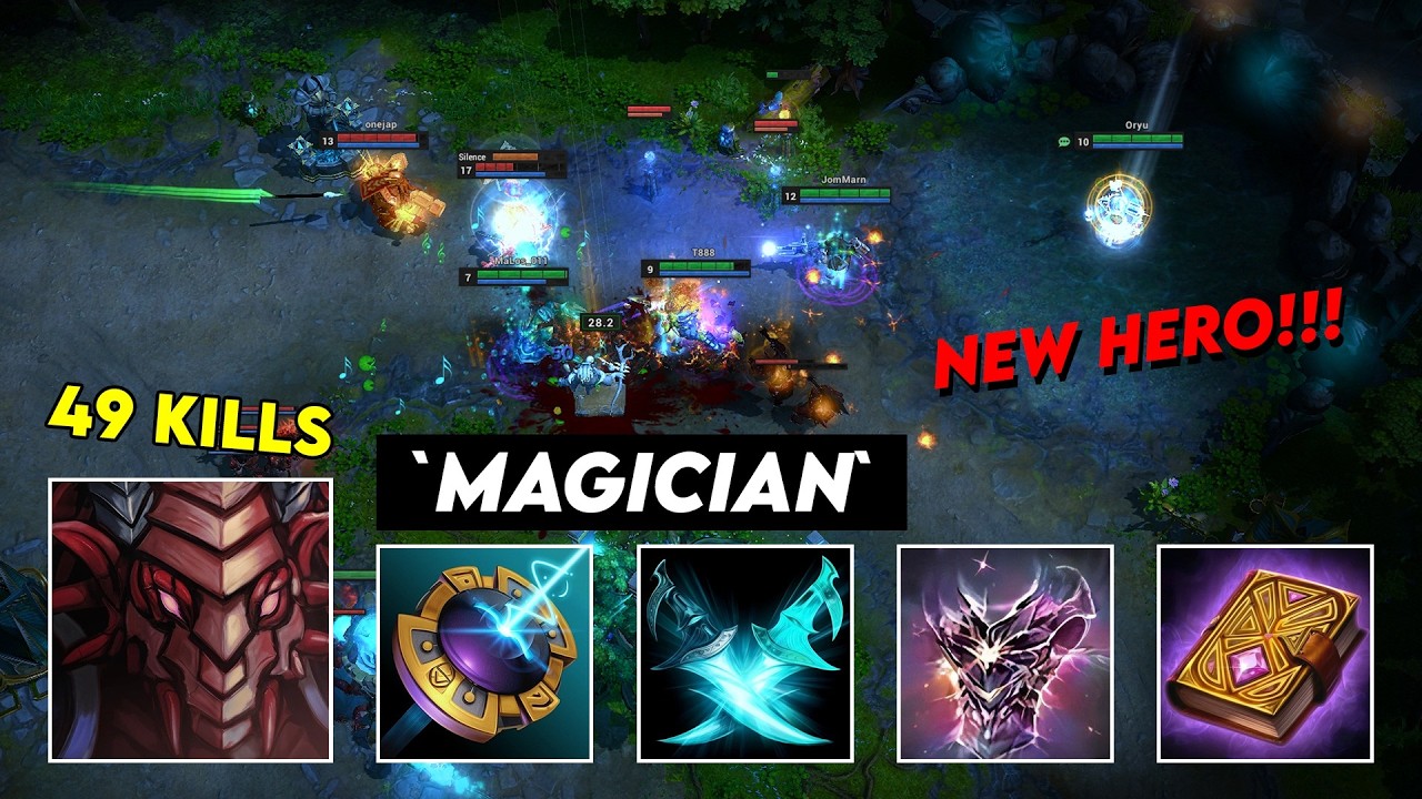 NEW HERO!!! HON Reborn Ravenor - `magician` 49 Kills