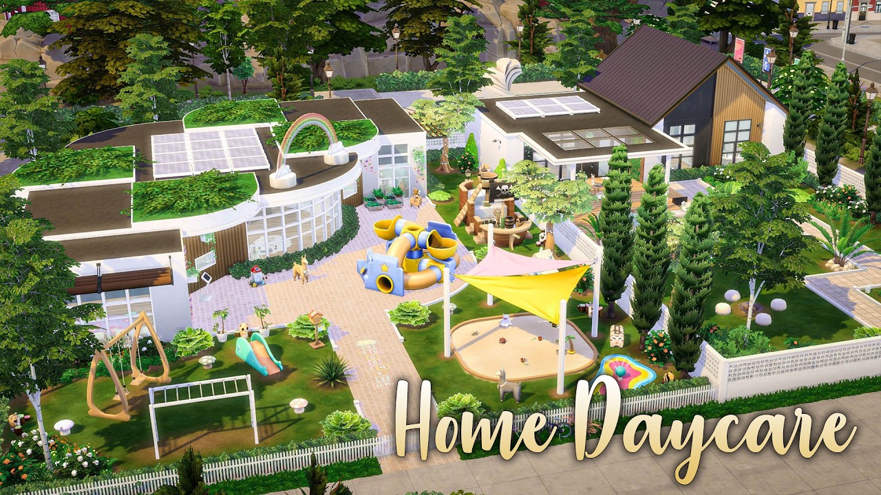 Running A Home Daycare 🧸 Businesses & Hobbies | No CC | The Sims 4 | Stop Motion