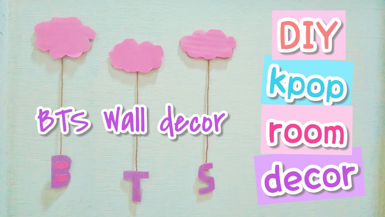 DIY KPOP ROOM DECOR #2 | BTS WALL DECOR