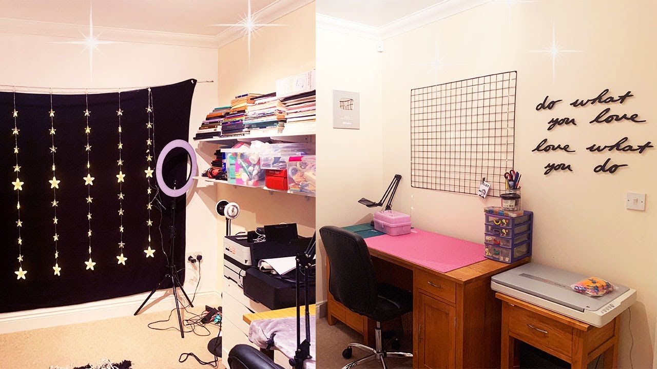 ASMR Art/ Filming Studio Tour (Whispered)