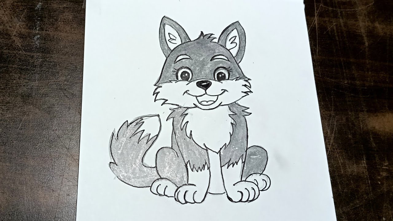 Easy Fox🦊 Drawing 🎨/ how to draw fox step by step 
