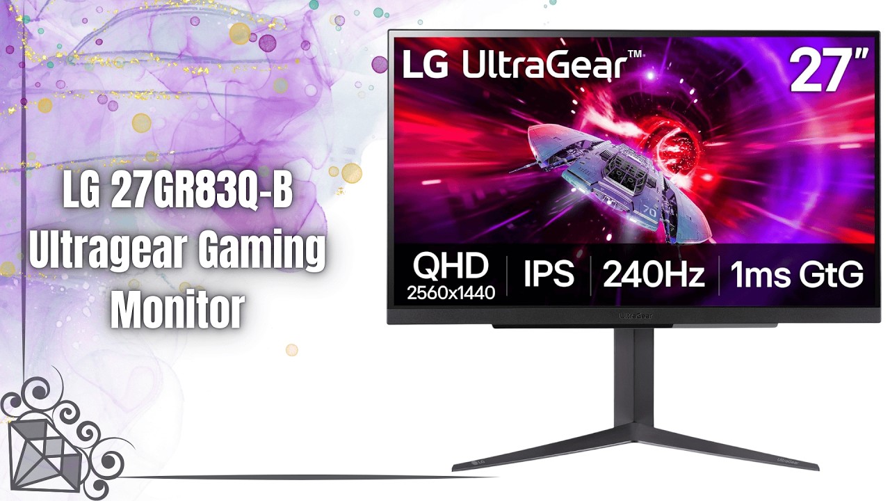 LG 27GR83Q-B Ultragear 240Hz Gaming Monitor Review | 27-Inch QHD IPS Power!