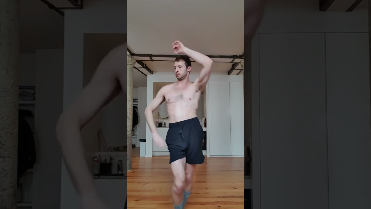 Tom Mercier shirtless dancing