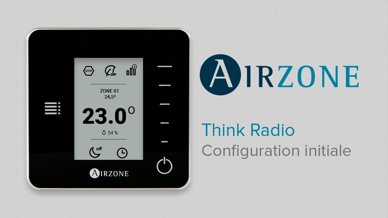 Comment configurer le thermostat Airzone Think Radio ?