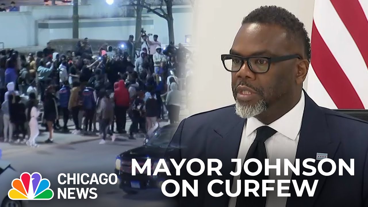 Mayor Johnson addresses calls to change Chicago’s curfew after downtown takeover and more